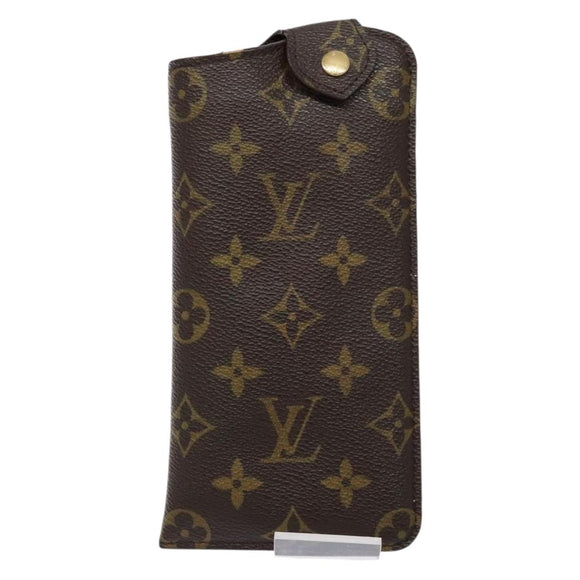 LOUIS VUITTON Monogram Etui Lunette MM Glasses Case M66544 LV Auth 135904