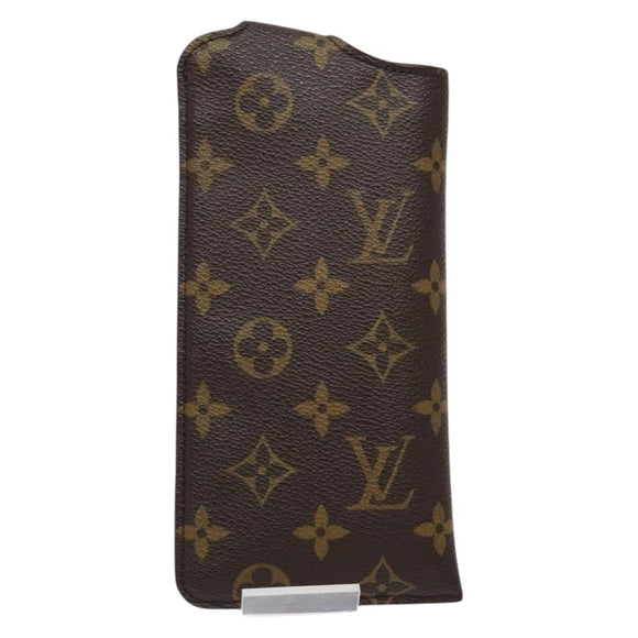 LOUIS VUITTON Monogram Etui Lunette MM Glasses Case M66544 LV Auth 135904