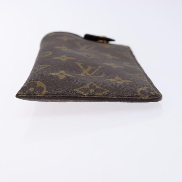 LOUIS VUITTON Monogram Etui Lunette MM Glasses Case M66544 LV Auth 135904