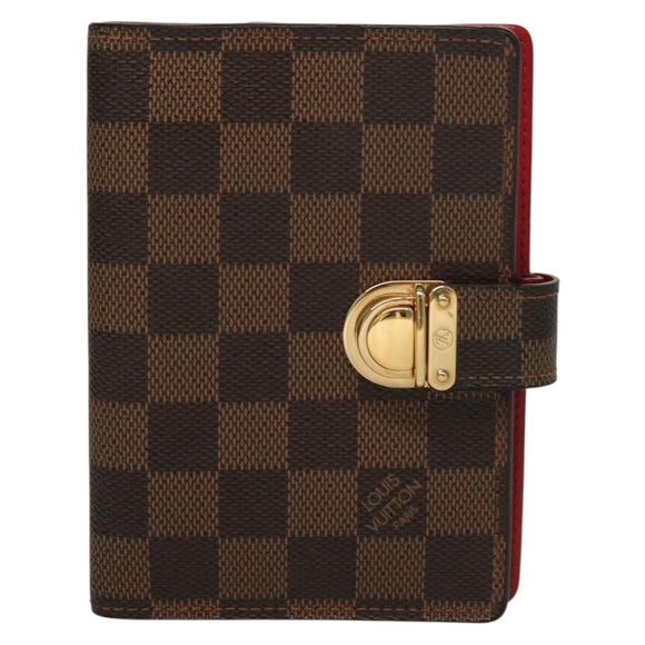 LOUIS VUITTON Damier Ebene Agenda PM Koala Day Planner Cover R21011 Auth 135906