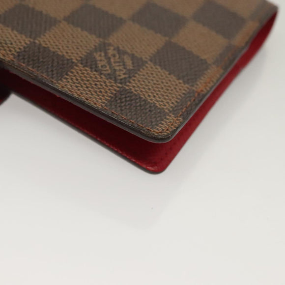LOUIS VUITTON Damier Ebene Agenda PM Koala Day Planner Cover R21011 Auth 135907