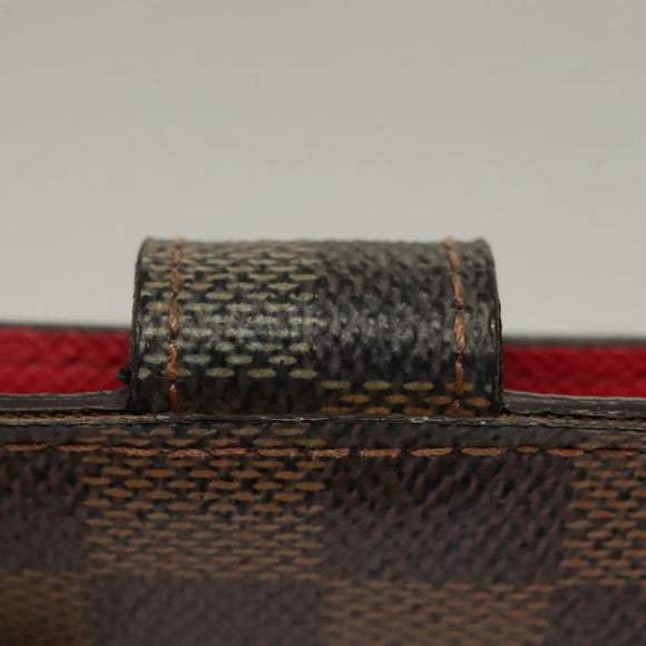 LOUIS VUITTON Damier Ebene Agenda PM Koala Day Planner Cover R21011 Auth 135907