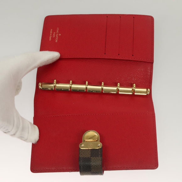 LOUIS VUITTON Damier Ebene Agenda PM Koala Day Planner Cover R21011 Auth 135907