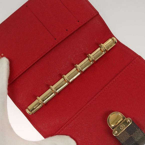 LOUIS VUITTON Damier Ebene Agenda PM Koala Day Planner Cover R21011 Auth 135907