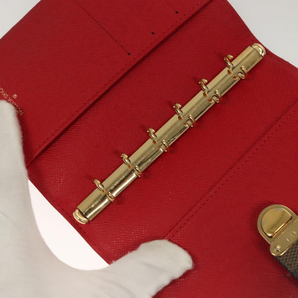 LOUIS VUITTON Damier Ebene Agenda PM Koala Day Planner Cover R21011 Auth 135907