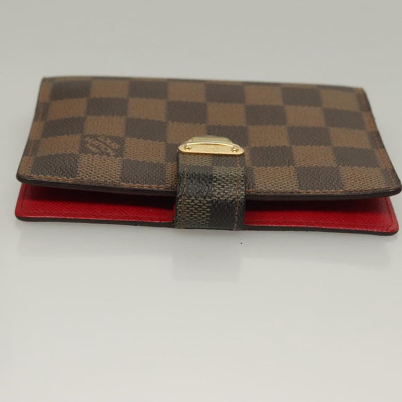 LOUIS VUITTON Damier Ebene Agenda PM Koala Day Planner Cover R21011 Auth 135907