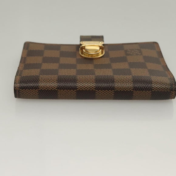 LOUIS VUITTON Damier Ebene Agenda PM Koala Day Planner Cover R21011 Auth 135907