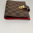 LOUIS VUITTON Damier Ebene Agenda PM Koala Day Planner Cover R21011 Auth 135907-6