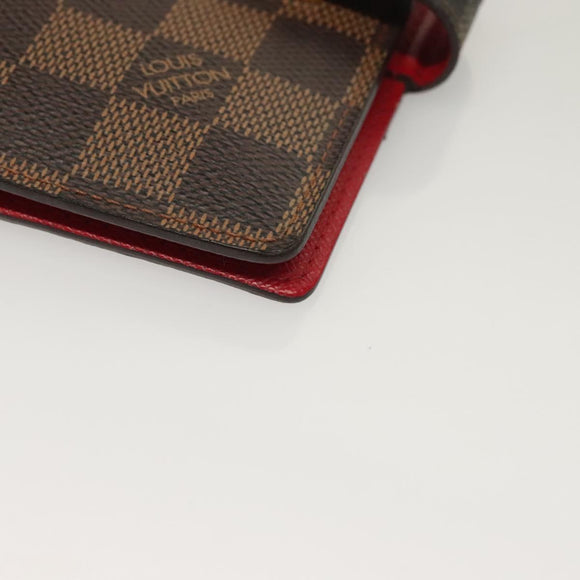 LOUIS VUITTON Damier Ebene Agenda PM Koala Day Planner Cover R21011 Auth 135907