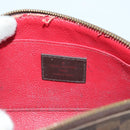 LOUIS VUITTON Damier Ebene Pochette Cosmetic PM Pouch N47516 LV Auth 135908-9