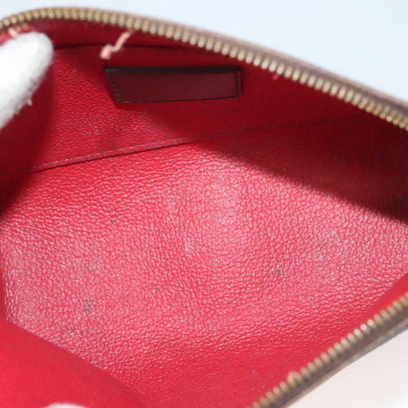 LOUIS VUITTON Damier Ebene Pochette Cosmetic PM Pouch N47516 LV Auth 135908