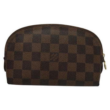 LOUIS VUITTON Damier Ebene Pochette Cosmetic PM Pouch N47516 LV Auth 135908 - 0