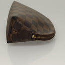 LOUIS VUITTON Damier Ebene Pochette Cosmetic PM Pouch N47516 LV Auth 135908-3