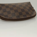 LOUIS VUITTON Damier Ebene Pochette Cosmetic PM Pouch N47516 LV Auth 135908-5