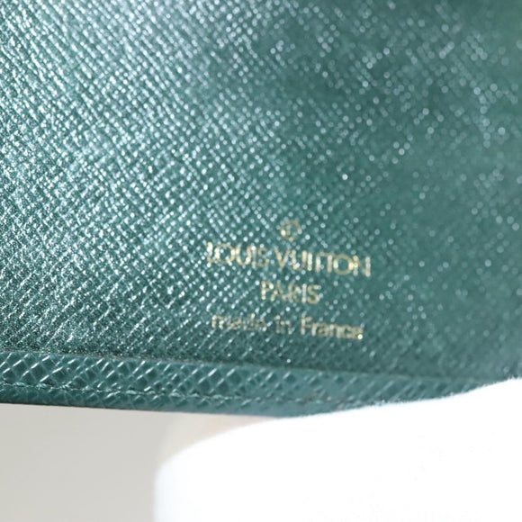 LOUIS VUITTON Taiga Agenda MM Day Planner Cover Epicea R20403 LV Auth 135909