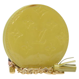 LOUIS VUITTON Vernis Porte Monnaie Chapo Coin Veil Amplession M91412 Auth 135911