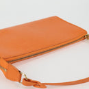 LOUIS VUITTON Epi Pochette Accessoires Pouch Orange Mandarin M5294H Auth 135912V-6