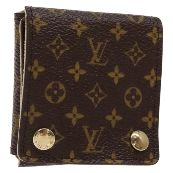 LOUIS VUITTON Monogram Jewelry case Jewelry Box LV Auth 135917