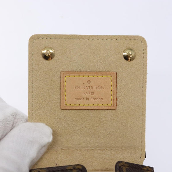 LOUIS VUITTON Monogram Jewelry case Jewelry Box LV Auth 135917