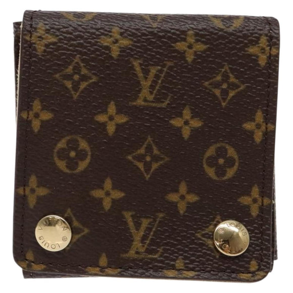 LOUIS VUITTON Monogram Jewelry case Jewelry Box LV Auth 135917