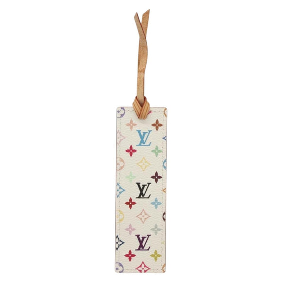 LOUIS VUITTON Monogram Multicolor Mark Page Cadu Bookmark M99196 LV Auth 135918
