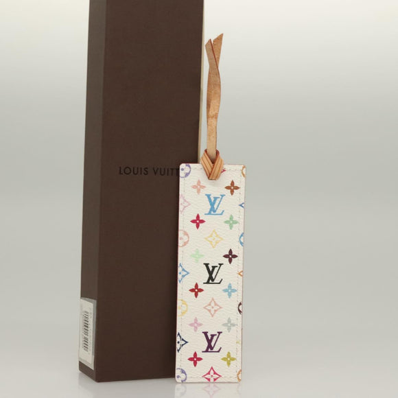 LOUIS VUITTON Monogram Multicolor Mark Page Cadu Bookmark M99196 LV Auth 135918