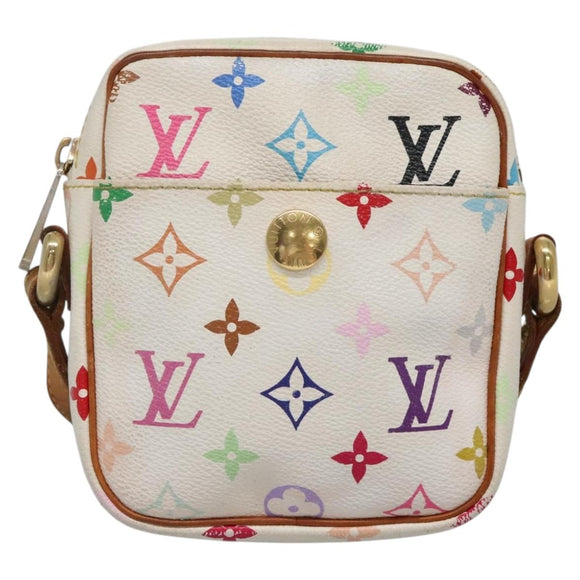 LOUIS VUITTON Monogram Multicolor lift Shoulder Bag White M40055 LV Auth 135921