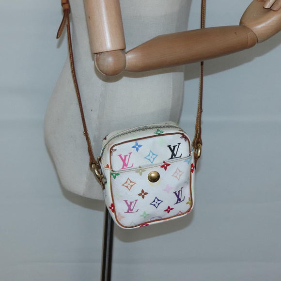 LOUIS VUITTON Monogram Multicolor lift Shoulder Bag White M40055 LV Auth 135921