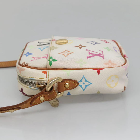 LOUIS VUITTON Monogram Multicolor lift Shoulder Bag White M40055 LV Auth 135921
