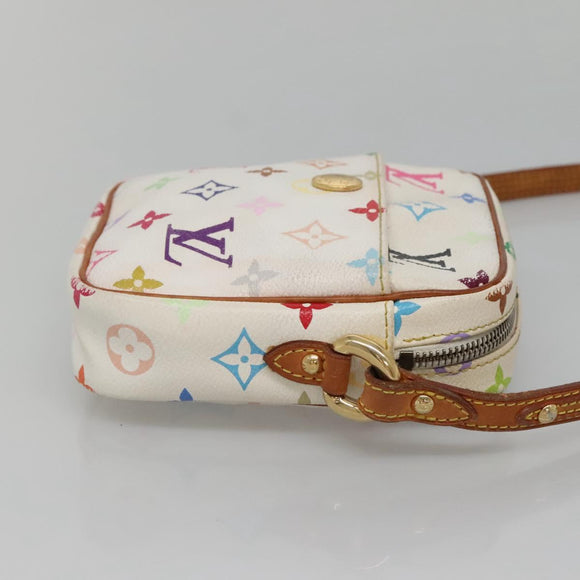 LOUIS VUITTON Monogram Multicolor lift Shoulder Bag White M40055 LV Auth 135921