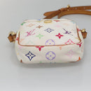 LOUIS VUITTON Monogram Multicolor lift Shoulder Bag White M40055 LV Auth 135921-5