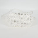 BALENCIAGA Bistro XS Hand Bag Enamel 2way White Silver 671342 Auth 135923M-5