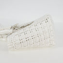 BALENCIAGA Bistro XS Hand Bag Enamel 2way White Silver 671342 Auth 135923M-3