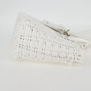 BALENCIAGA Bistro XS Hand Bag Enamel 2way White Silver 671342 Auth 135923M-4