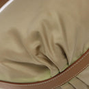 PRADA Tote Bag Nylon Beige Silver Auth 135926-17