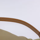 PRADA Tote Bag Nylon Beige Silver Auth 135926-8