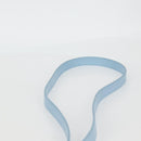 Salvatore Ferragamo Gancini Shoulder Bag Leather Light Blue Gold Auth 135930M-9