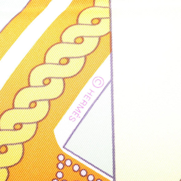 HERMES Carre 90 Scarf ""LA BERLINE BAYADERE"" Silk Light Blue Auth 135933