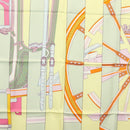 HERMES Carre 90 Scarf ""LA BERLINE BAYADERE"" Silk Light Blue Auth 135933-6