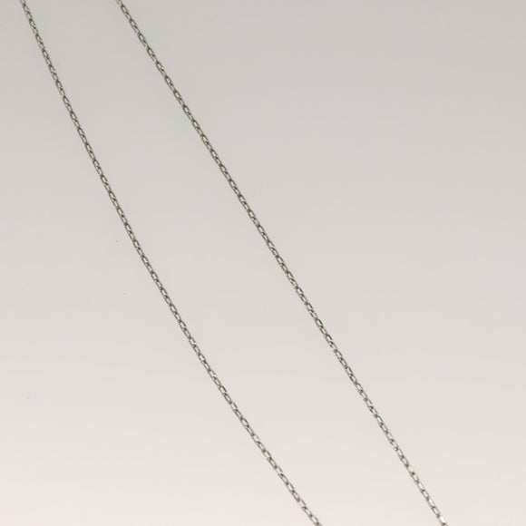 Salvatore Ferragamo Gancini Necklace metal Silver Auth 135938