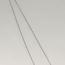 Salvatore Ferragamo Gancini Necklace metal Silver Auth 135938-6