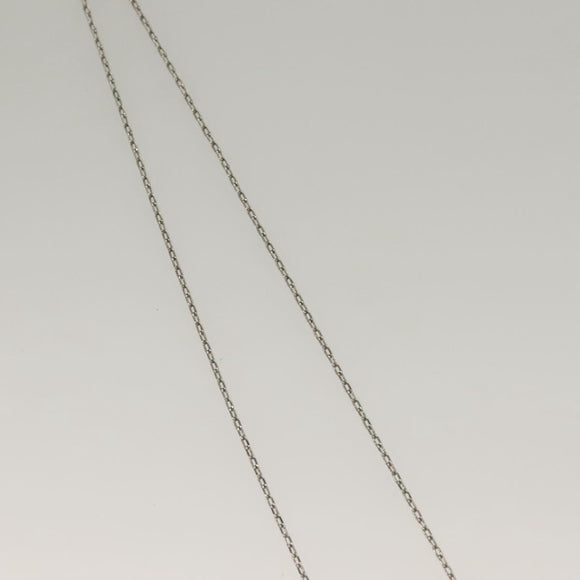 Salvatore Ferragamo Gancini Necklace metal Silver Auth 135938