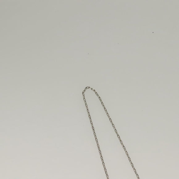 Salvatore Ferragamo Gancini Necklace metal Silver Auth 135938