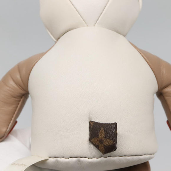 LOUIS VUITTON Monogram Teddy Bear Dudului GI0142 LV Auth 135939
