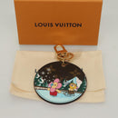 LOUIS VUITTON Monogram Vivienne Illustre Charm Gold M82633 Auth 135946-6