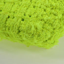 BALENCIAGA Bistro XXS Hand Bag Wool 2way Yellow Silver Auth 135947M-19