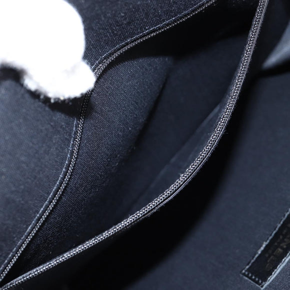 CHANEL Mademoiselle Choco Bar line Tote Bag Leather Red CC Auth 135950V