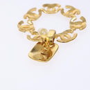 CHANEL COCO Mark Earring Metal Gold CC Auth 135951V-8