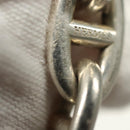 HERMES Chene Dunkle MM Bracelet Ag925 17 Links Silver Auth 135953V-11