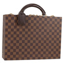 LOUIS VUITTON Damier Ebene Boite Bijou Jewelry Box SPO LV Auth 135955SV-1